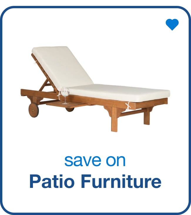 Save on Patio Furniture