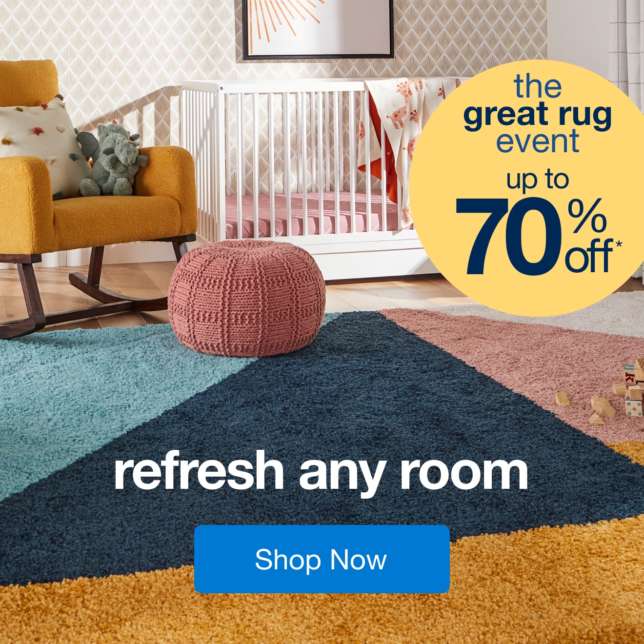 Refresh Any Room with Up to 70% off - Shop Now!