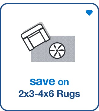 Save on 2x3 - 4x6 Rugs