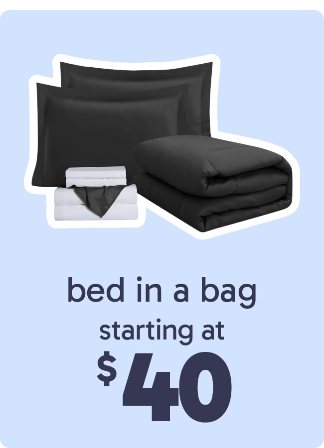 Bed in a Bag Starting at $40