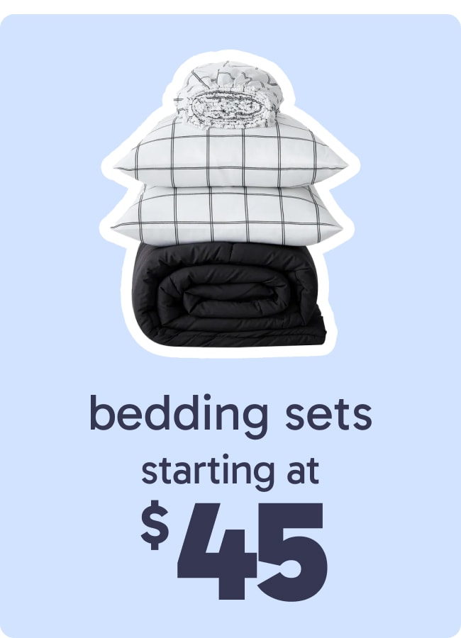 Bedding Sets Starting at $45