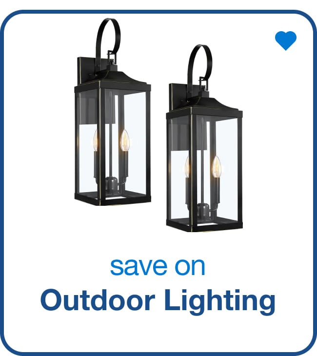 Save on Outdoor Lighting