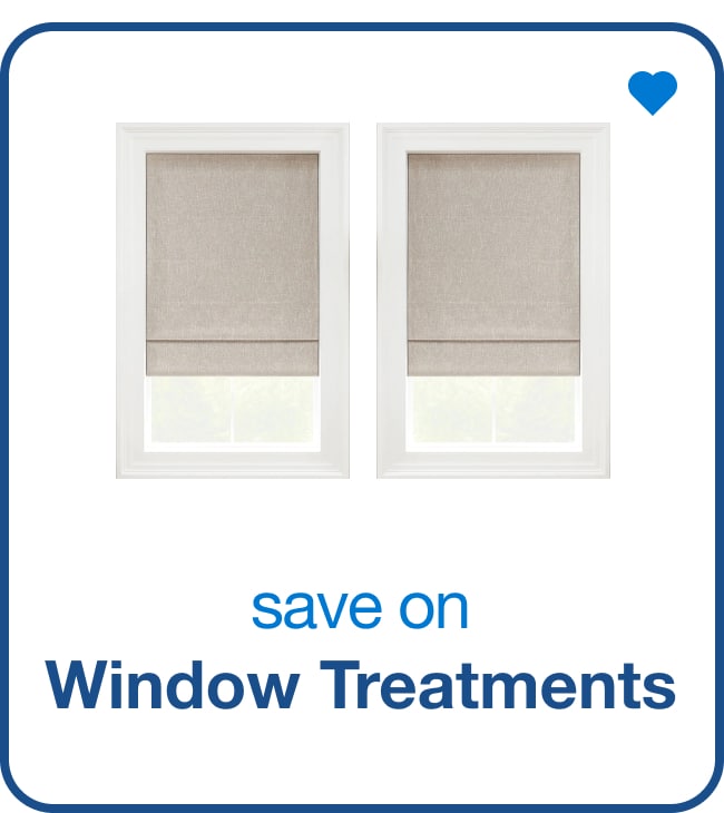 Save on Window Treatments