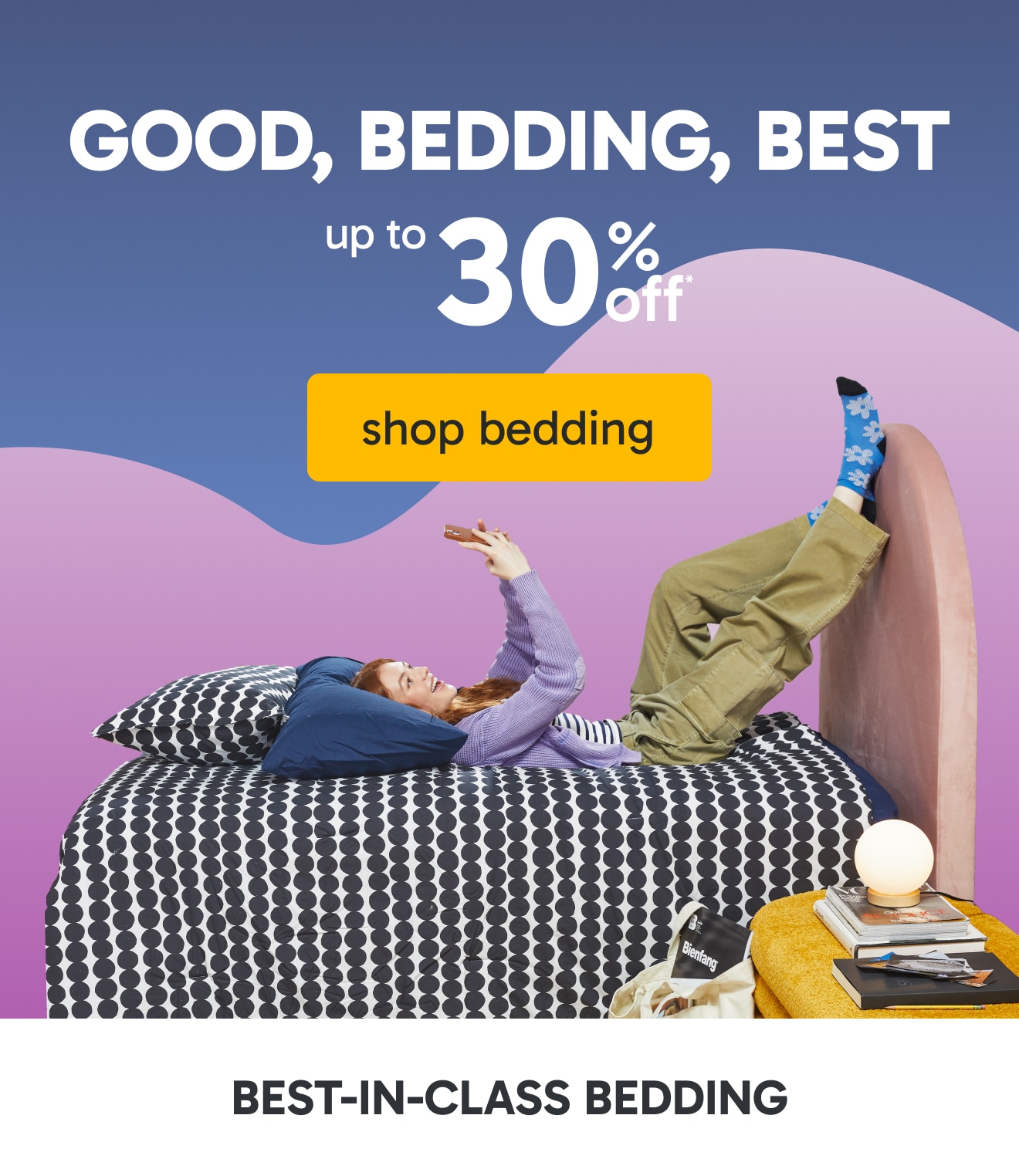 College Living Event - Up to 30% off Bedding