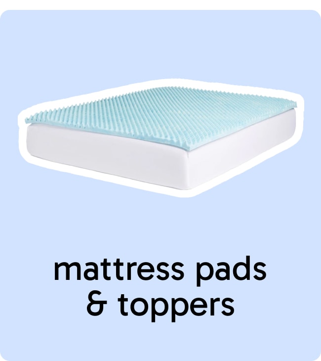 mattress pads & toppers