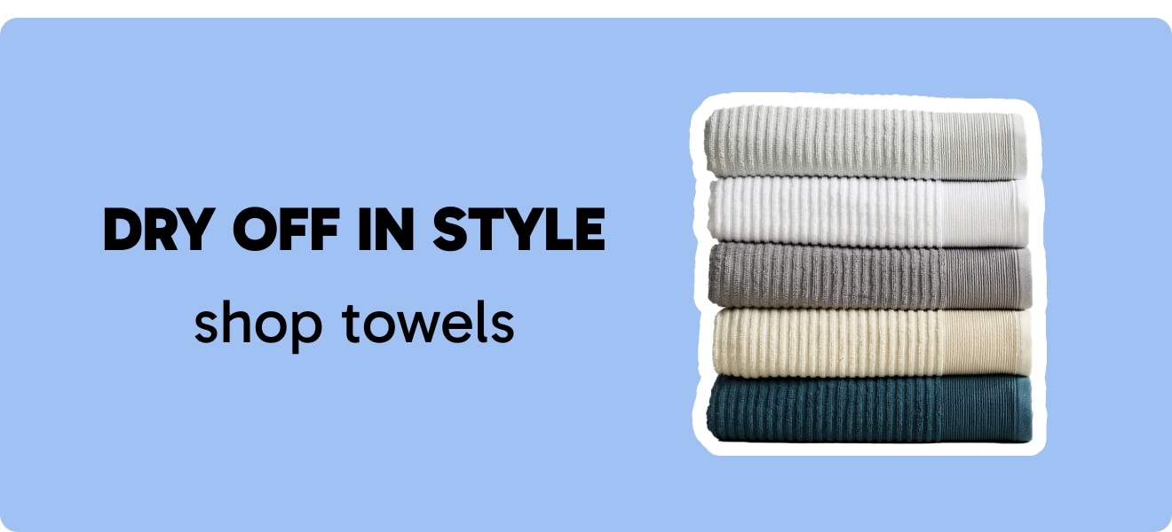 Dry Off in Style - Shop Towels