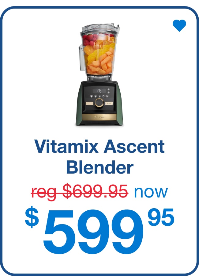 Vitamix Ascent Series A3500 Blender Now $599.95 Was $699.95