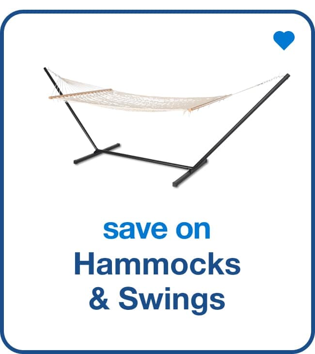 save on Hammocks & Swings