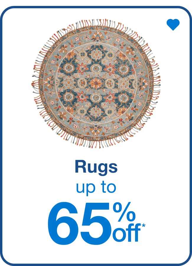 Up to 65% off Rugs