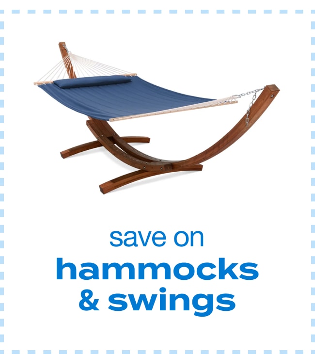 Save on Hammocks and Swings