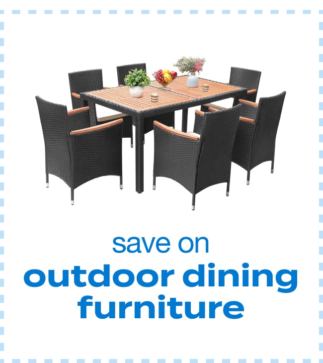 Save on Outdoor Dining Furniture 