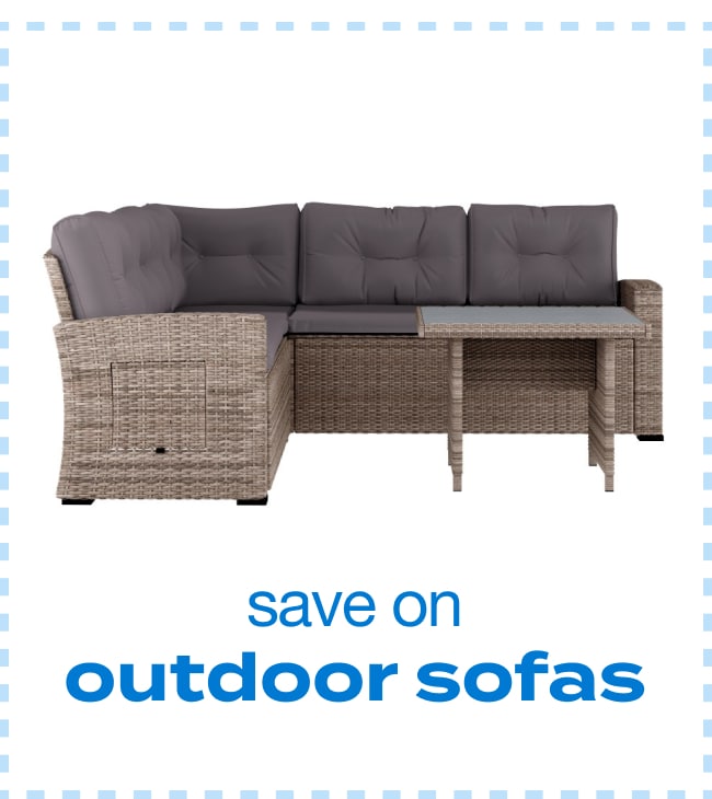 Save on Outdoor Sofas