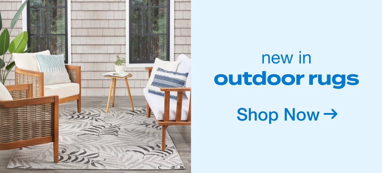 new in outdoor rugs