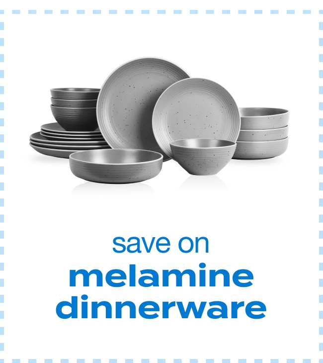 Save on Melamine Dinnerware