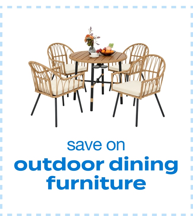 Save on Outdoor Dining Furniture