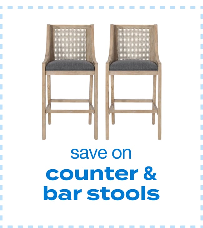 save on counter & bar stools