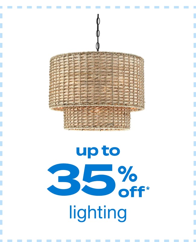 Up to 30% Off Lighting - Shop Now!