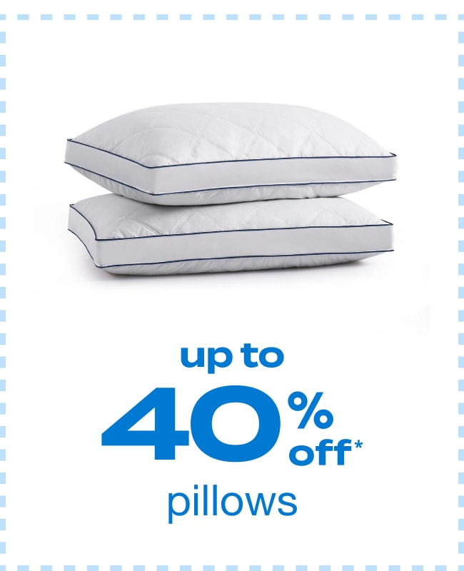 Up to 35% Off Pillows - Shop Now!