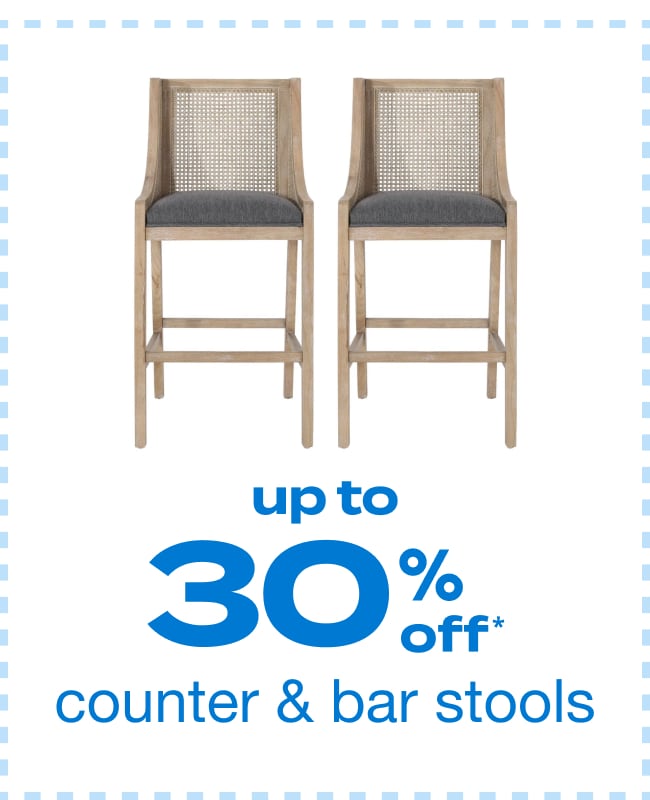 Up to 25% Off Counter and Bar Stools - Shop Now!