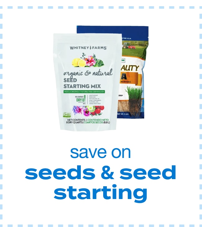 Save on Seeds and Seed Starting