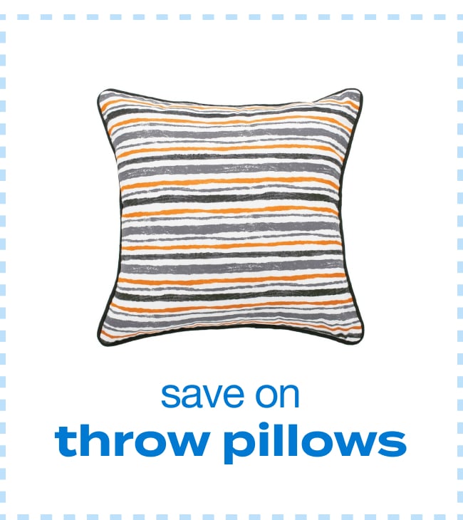 save on throw pillows