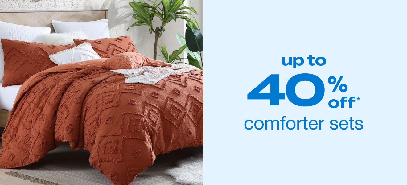 Up to 40% Off Comforter Sets - Shop Now!