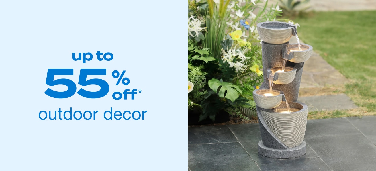 Up to 55% Off Outdoor Decor - Shop Now!