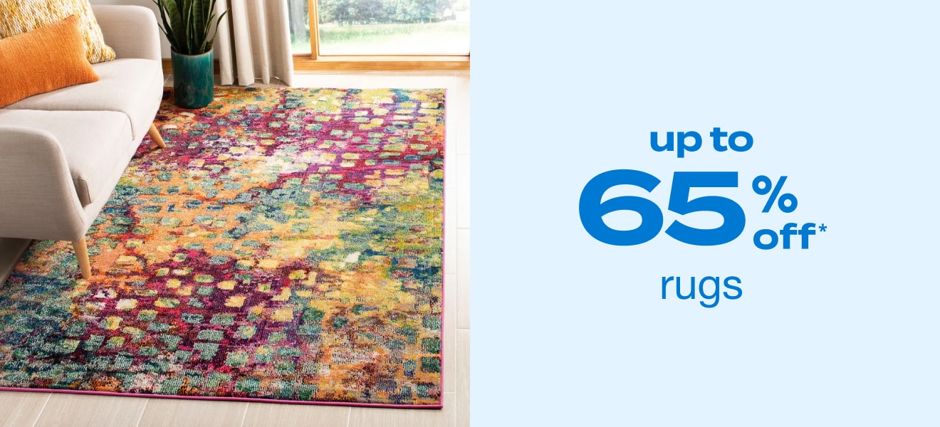 Up to 65% Off Rugs - Shop Now!