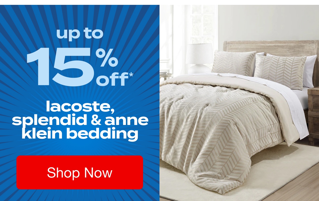 Up tp 15% Off Select Bedding