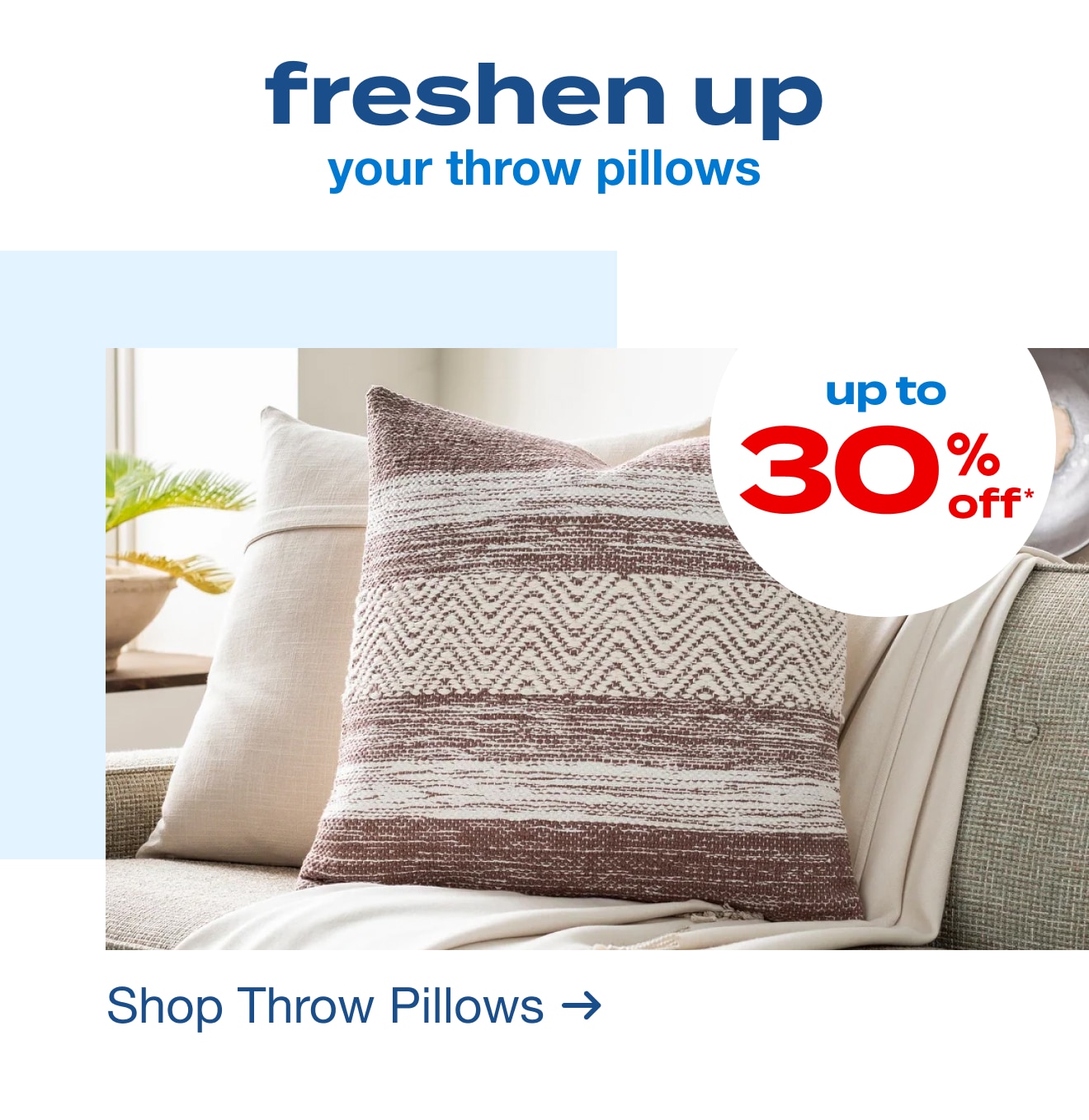 Freshen Up Your Throw Pillows