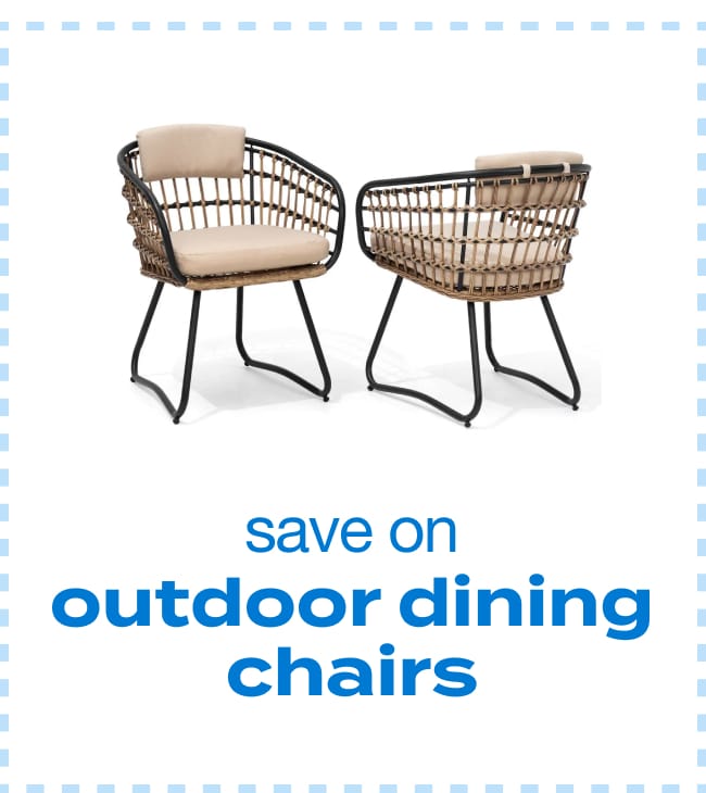 Save on outdoor Dining chairs