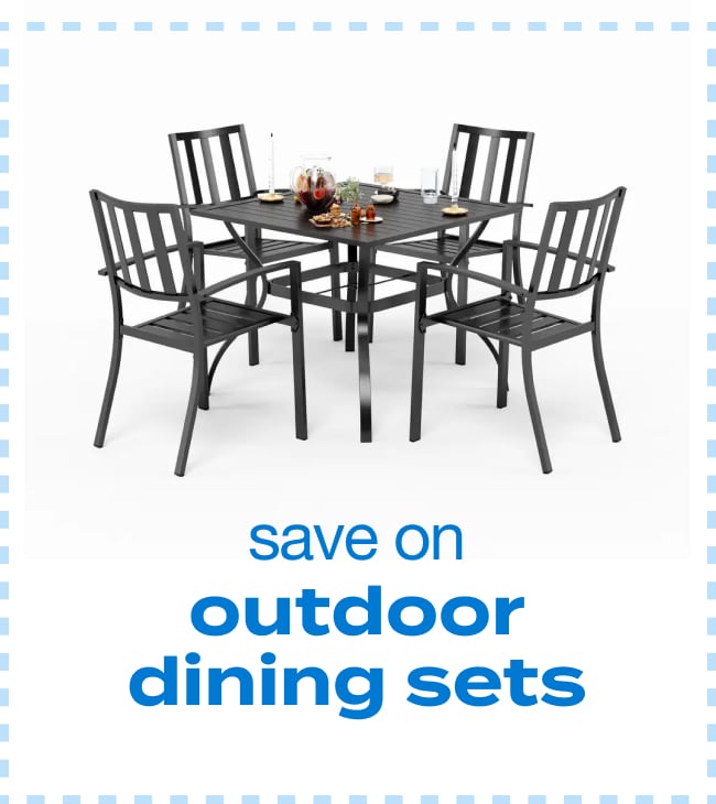 Save on outdoor dining sets