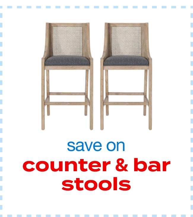 shop counter & bar stools