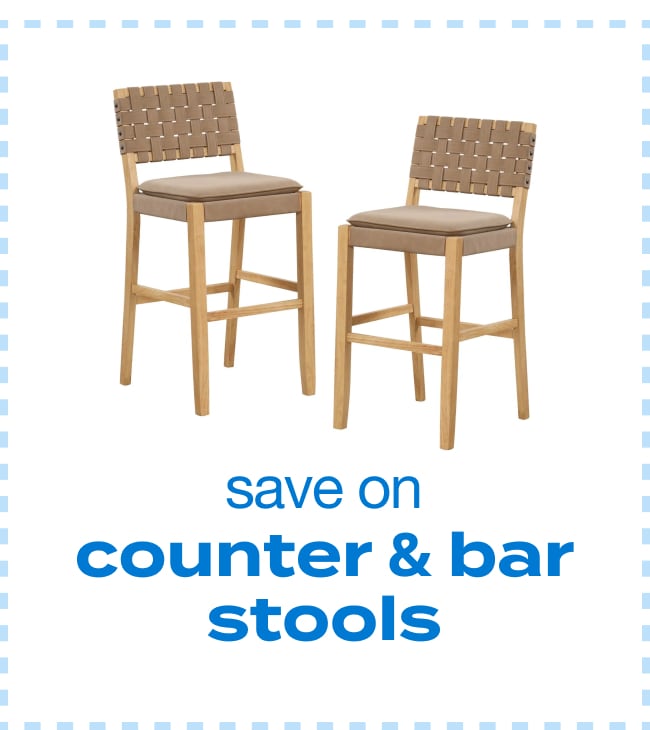 save on counter & bar stools