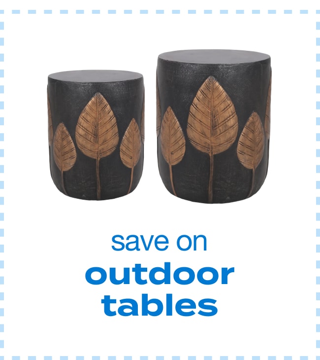 Save on Outdoor Tables