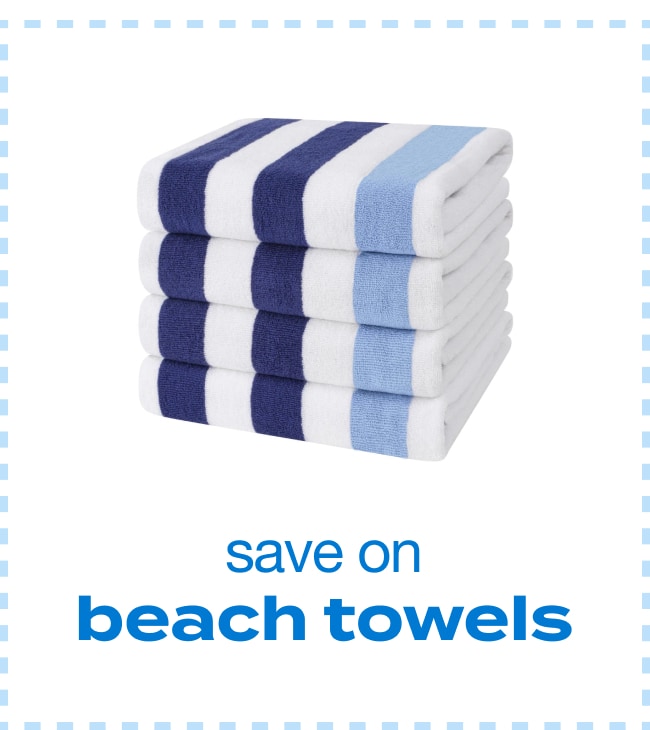 Save on Beach Towels