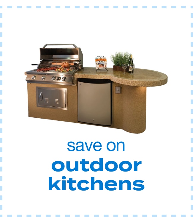 Save on Outdoor Kitchens