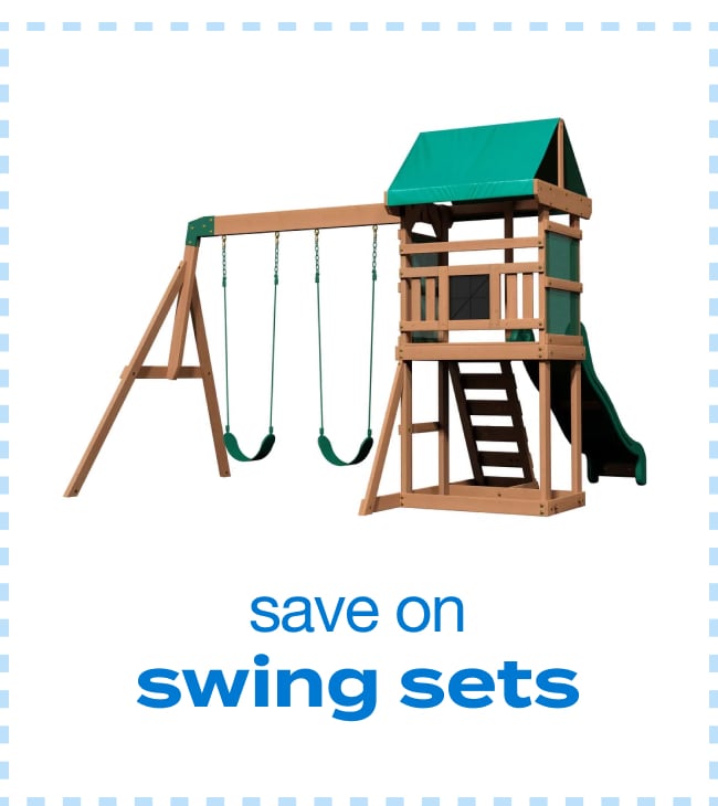 Save on Swing Sets