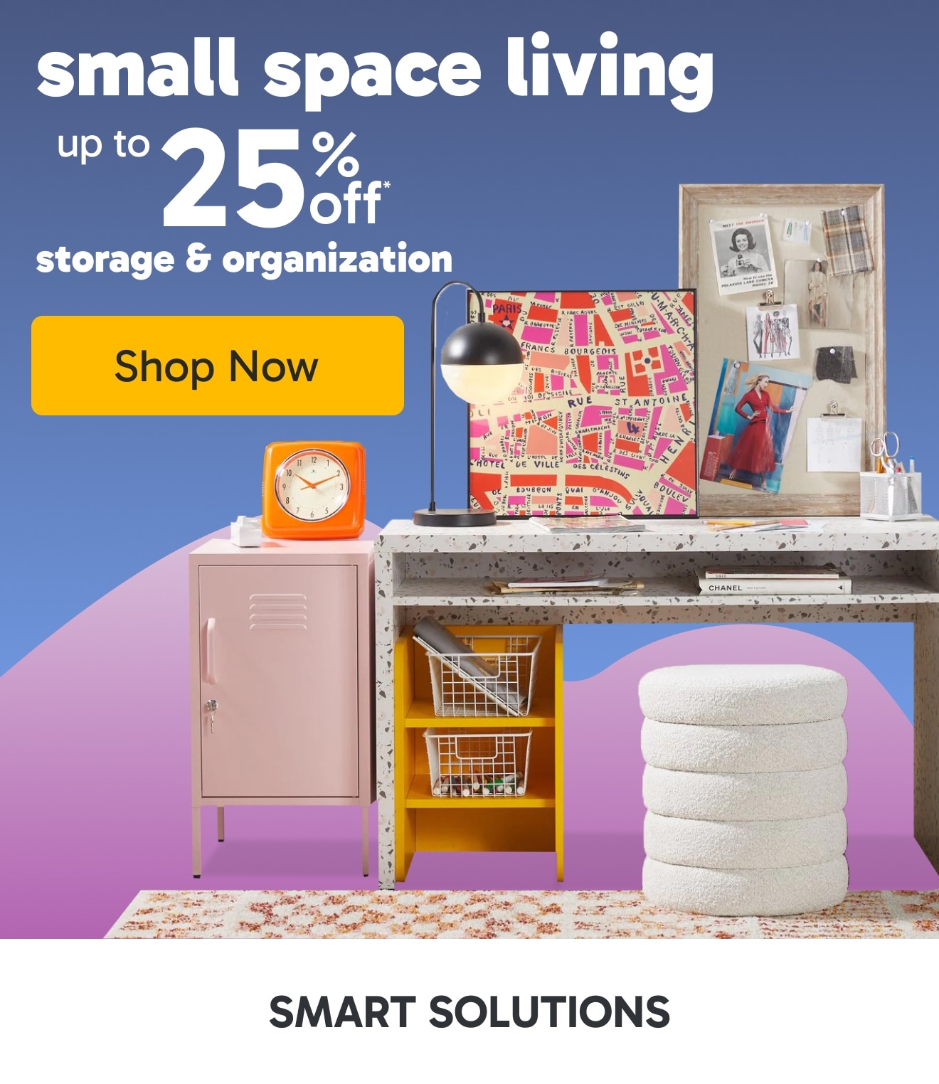 Shop 25% off Small Space Living Storage Must Haves