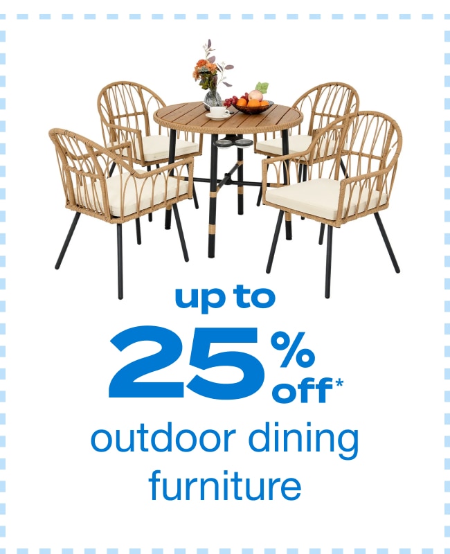 Up to 25% Off Outdoor Dining Furniture - Shop Now!