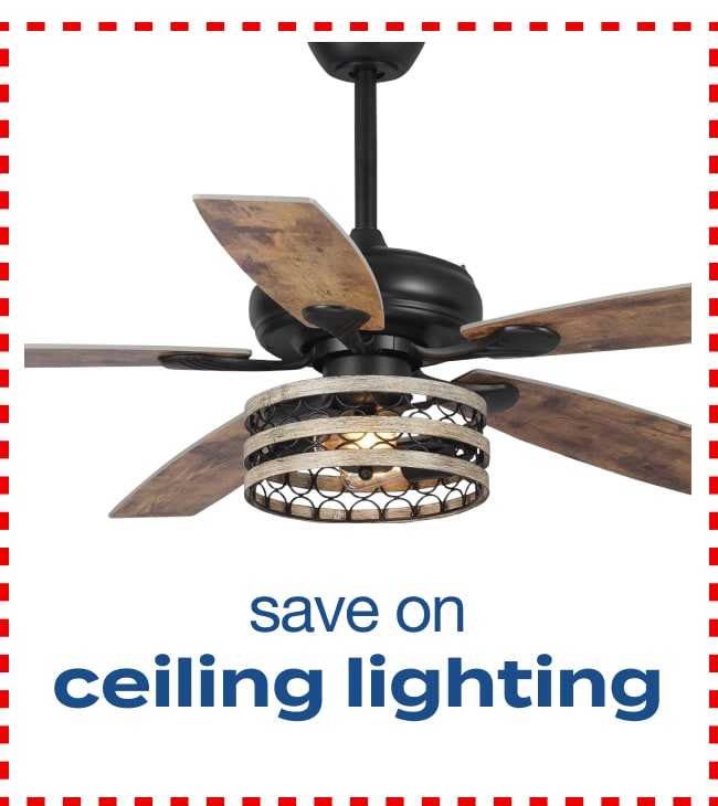 save on ceiling lighting