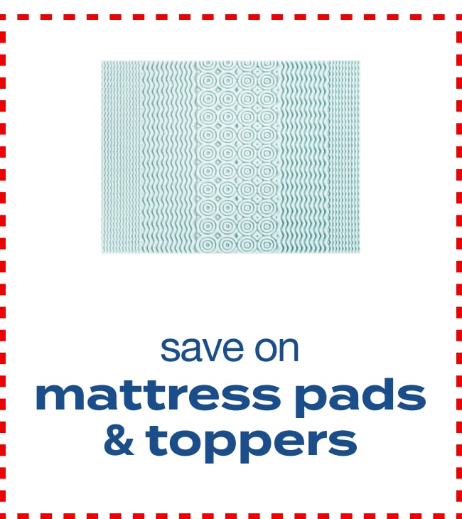 Save on Mattress Pads and Toppers