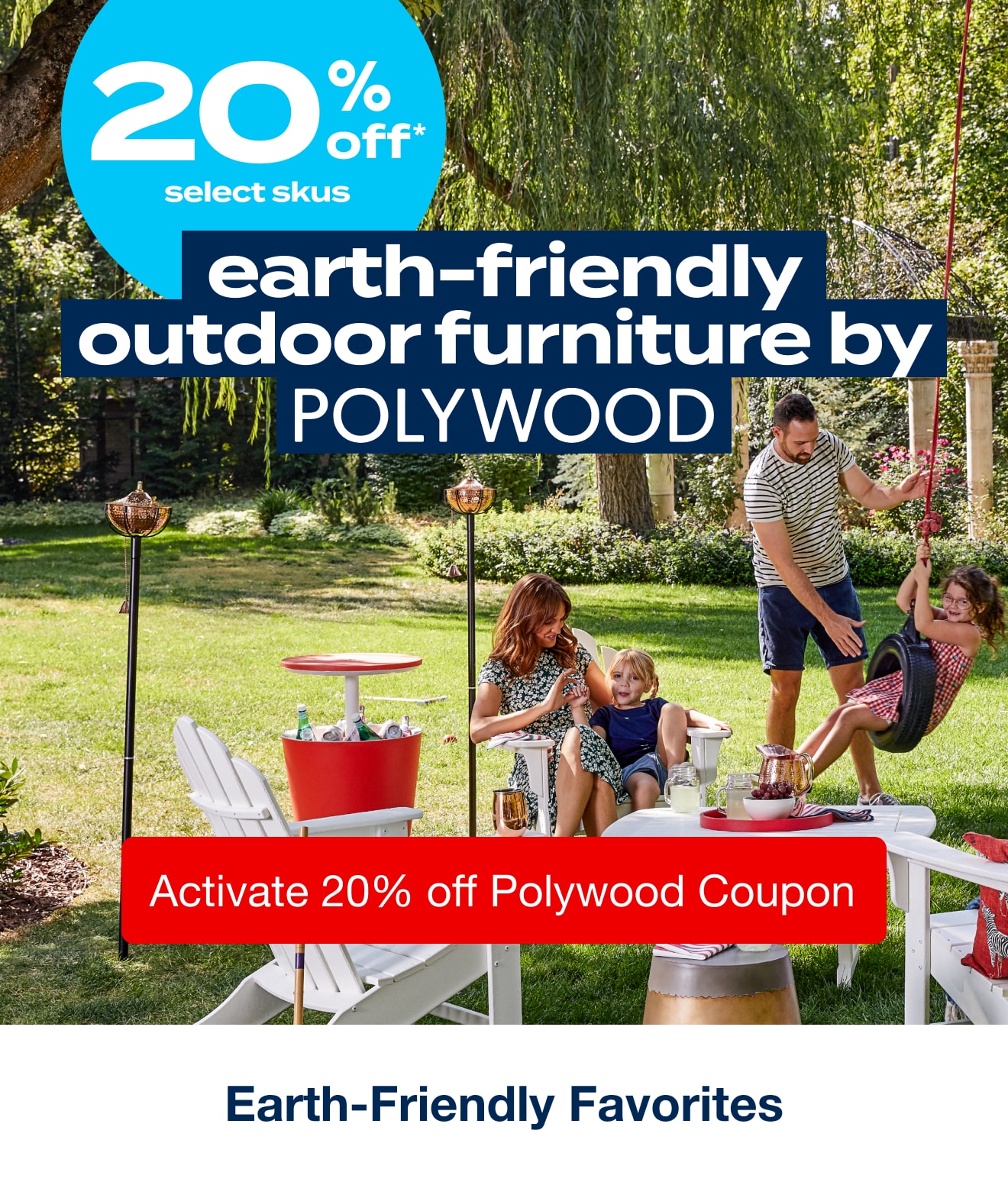 20% off Polywood Outdoor Furniture - Activate 20% off Polywood Coupon!