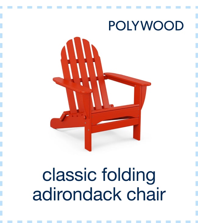 Classic Folding Adirondack Chair