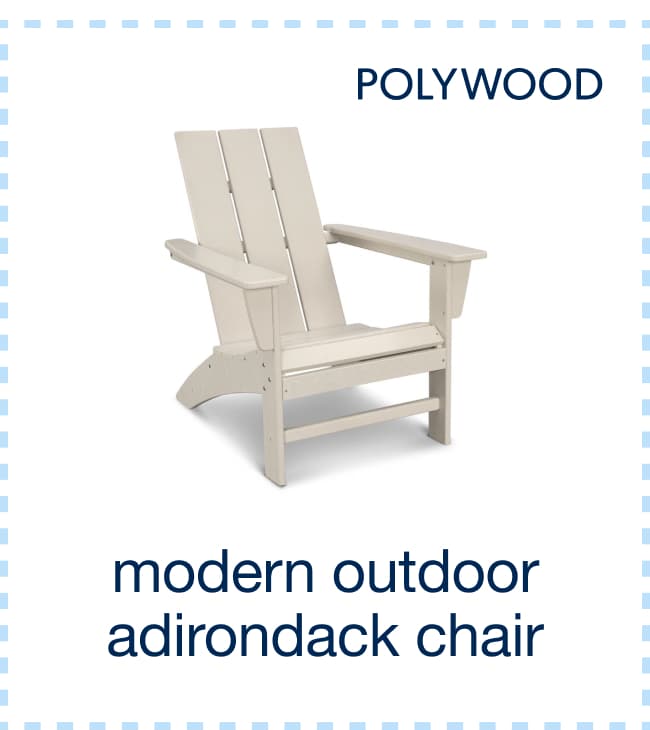 Modern Outdoor Adirondack Chair