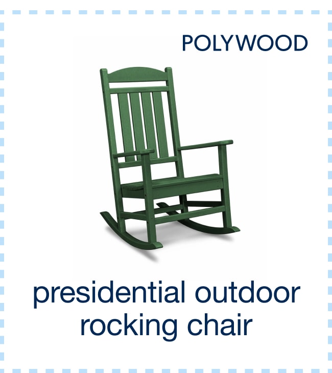 Presidential Outdoor Rocking Chair