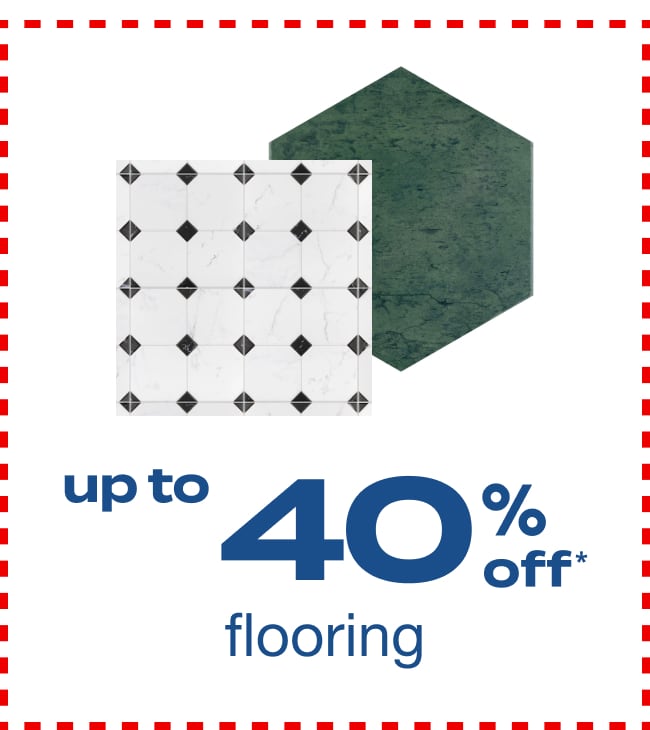 Up to 40% Off* Flooring