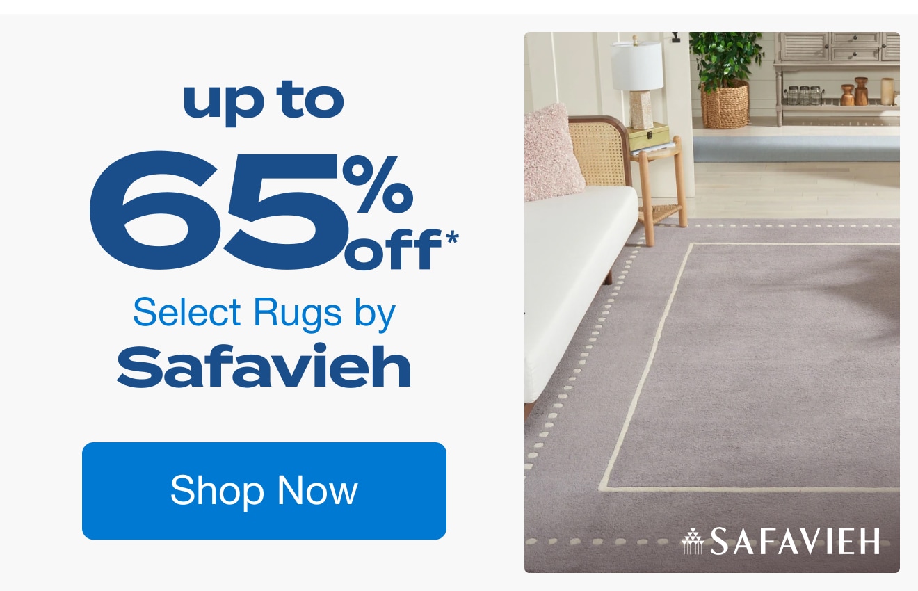 Up to 65% Off Select Rugs by Safavieh*