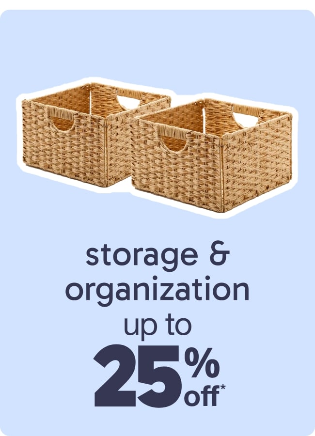 storage and organization