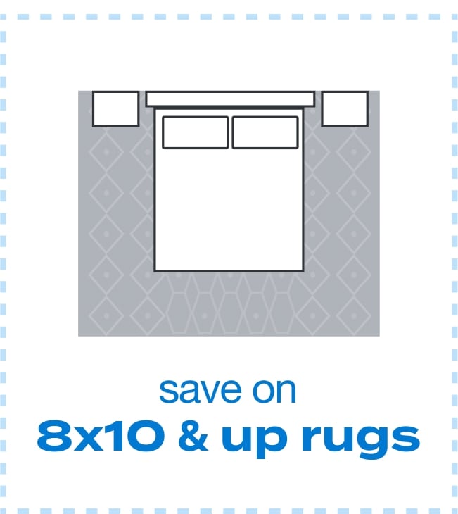 Save on 8x10 and Up Area Rugs